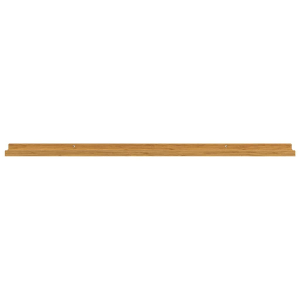Produktbild för Vägg hylla med hylla 4 pcs Beige 115 x 9 x 3 cm Konstruerat trä