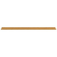 Produktbild för Vägg hylla med hylla 4 pcs Beige 115 x 9 x 3 cm Konstruerat trä