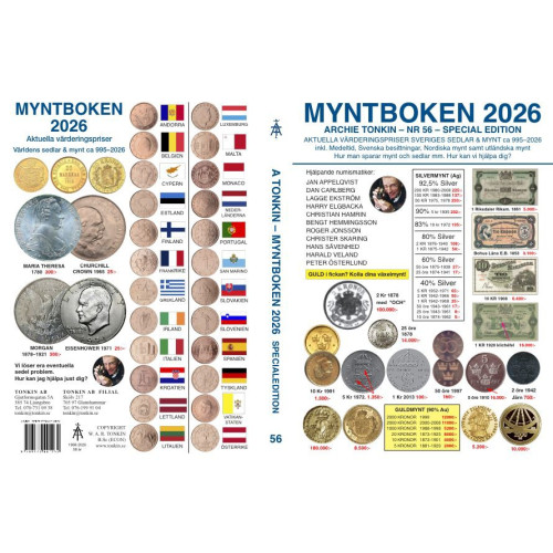 Archie Tonkin Myntboken 2026 : nr 56 (häftad)