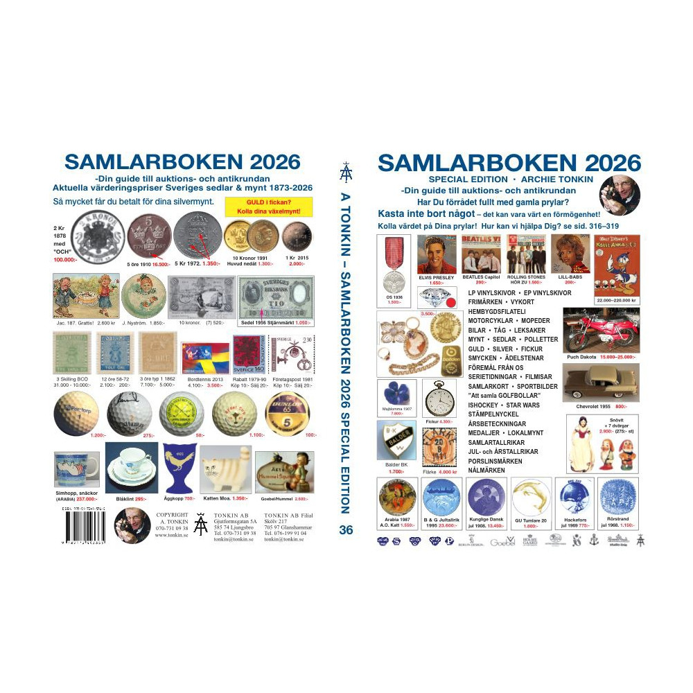 Produktbild för Samlarboken 2026 : nr 36 (häftad)
