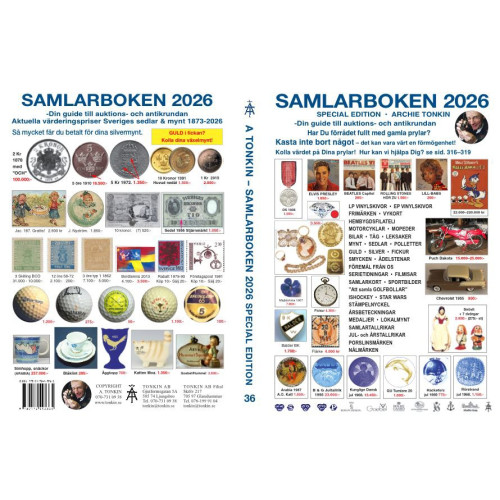 Archie Tonkin Samlarboken 2026 : nr 36 (häftad)