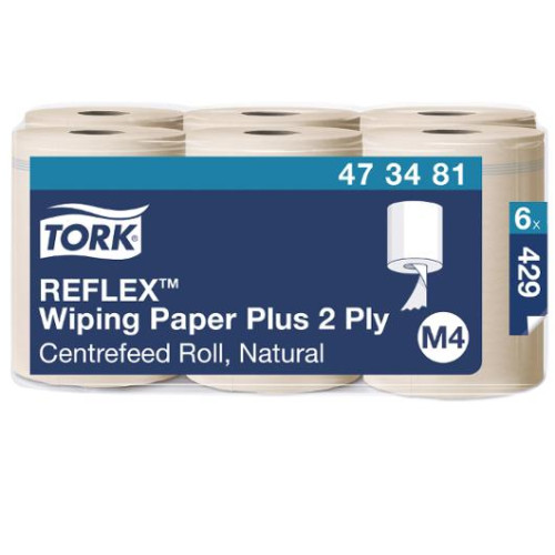 TORK Torkrulle TORK Natur M4 Reflex 2lag 6/fp
