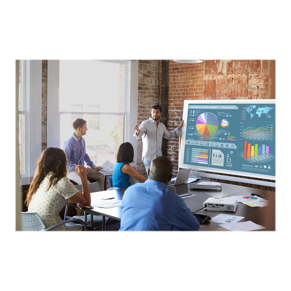Produktbild för Epson EB-982W - 3LCD-projektor - LAN