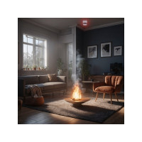Produktbild för Woox Zigbee smart brandvarnare och larm
