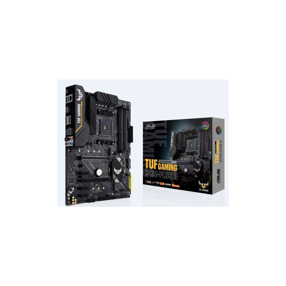 Produktbild för ASUS TUF GAMING B450-PLUS II - moderkort - ATX - Socket AM4 - AMD B450