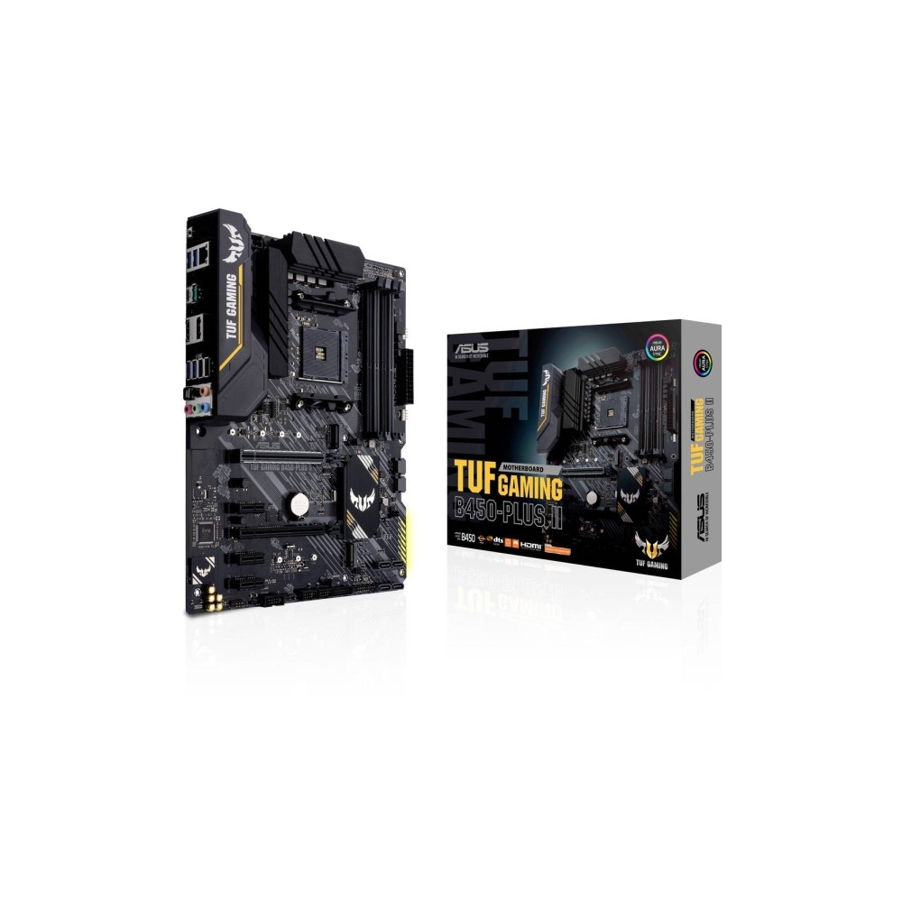 Produktbild för ASUS TUF GAMING B450-PLUS II - moderkort - ATX - Socket AM4 - AMD B450
