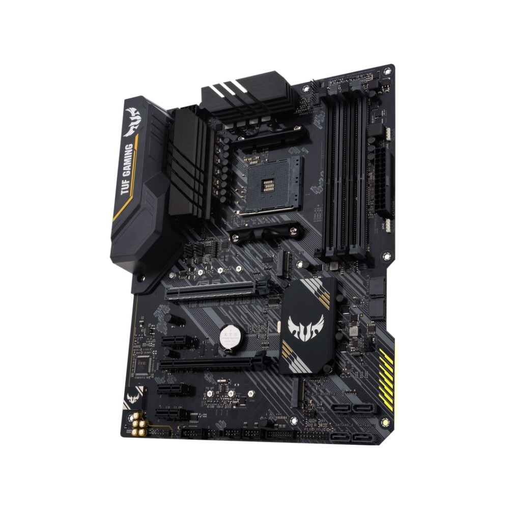Produktbild för ASUS TUF GAMING B450-PLUS II - moderkort - ATX - Socket AM4 - AMD B450