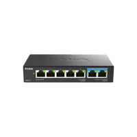 Produktbild för D-Link DMS-107 - switch - 7 portar - ohanterad