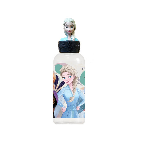 FROZEN FROZEN FLASKA MED 3D-FIGURER 560 ML   Originalvattenflaska f...