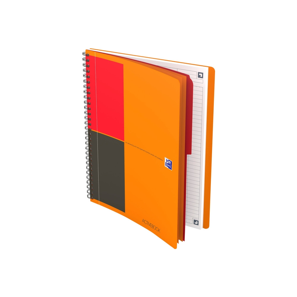 Produktbild för Oxford International Activebook - anteckningsblock - B5 - 80 ark