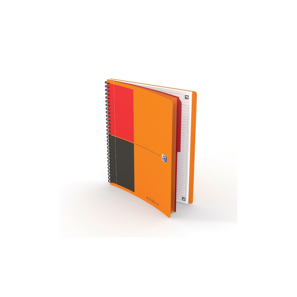 Produktbild för Oxford International Activebook - anteckningsblock - B5 - 80 ark