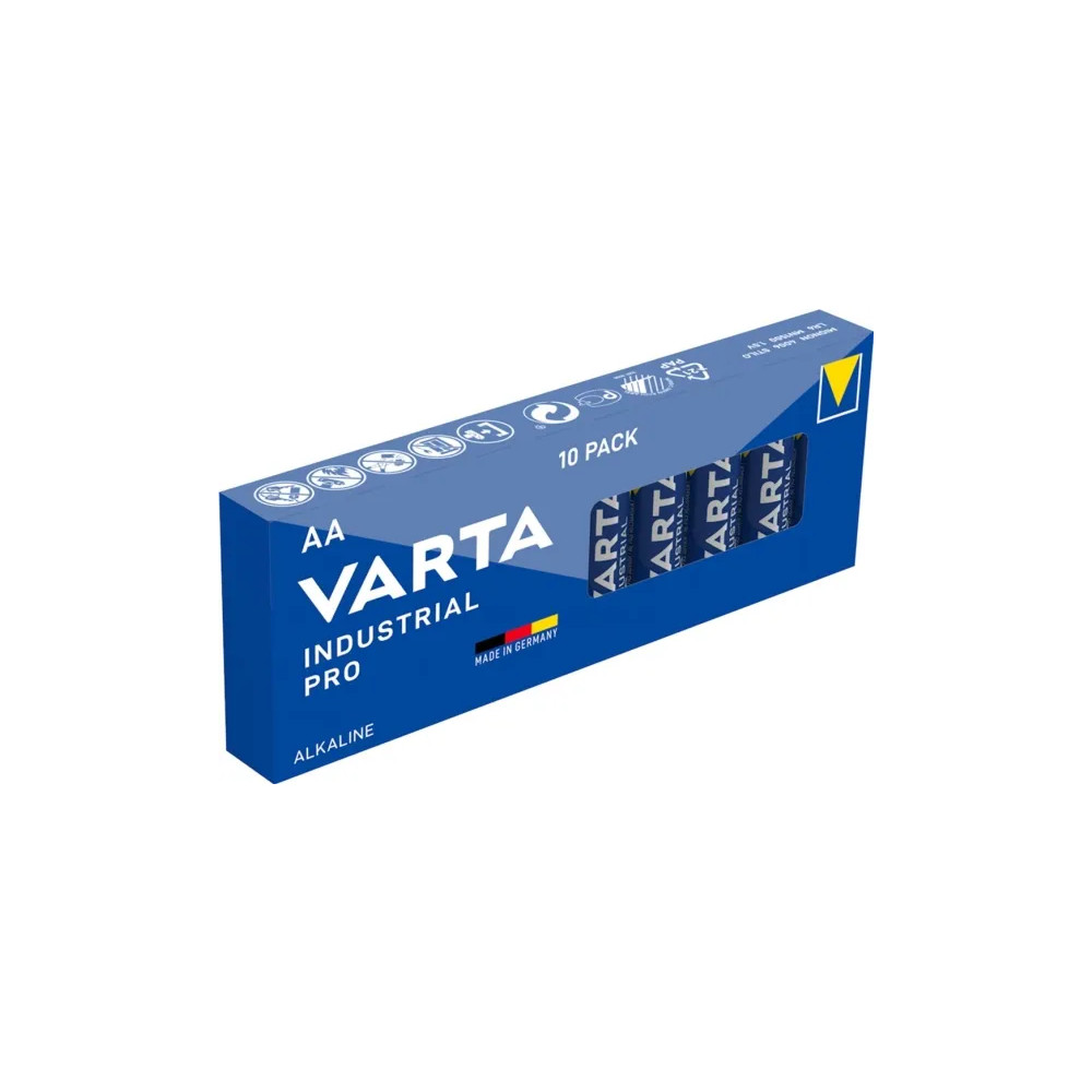Produktbild för Varta Industrial batteri x AA / LR6 - alkaliskt