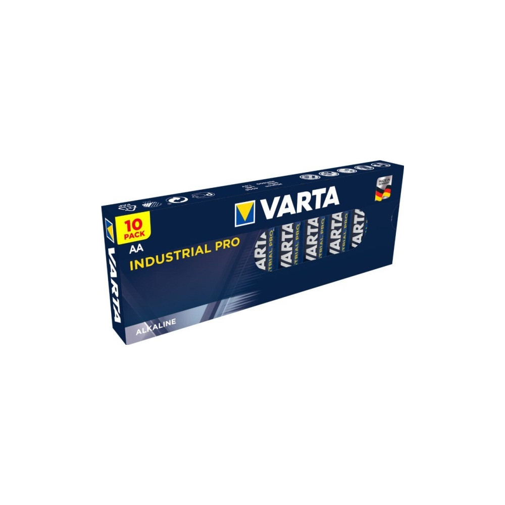 Produktbild för Varta Industrial batteri x AA / LR6 - alkaliskt