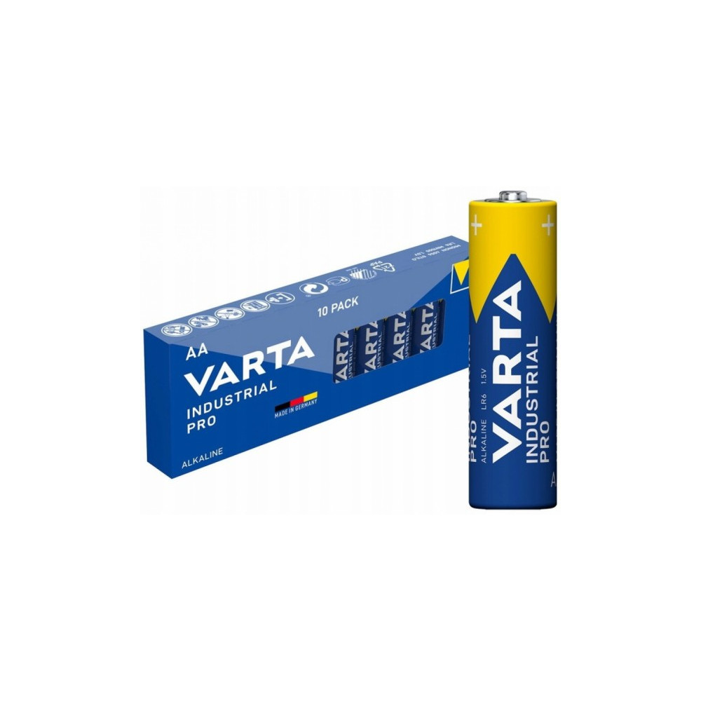 Produktbild för Varta Industrial batteri x AA / LR6 - alkaliskt