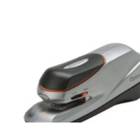 Produktbild för Rexel Optima Grip - elektrisk häftapparat - 20 ark - svart, silver, orange