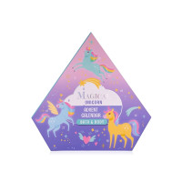 Produktbild för Accentra Kalender MAGISK UNICORN &amp MERMAID diamantform, 2...