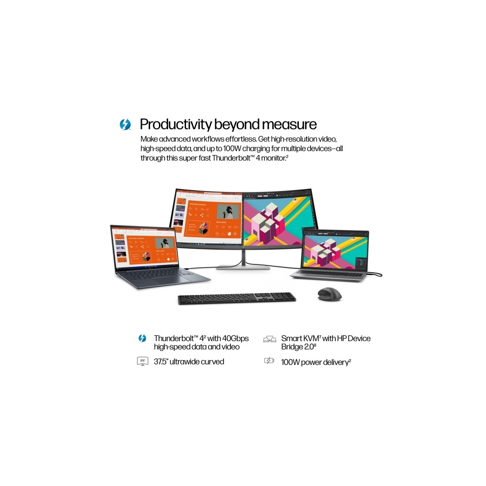 Produktbild för HP 738pu - Series 7 Pro - LED-skärm - böjd - 38" - HDR