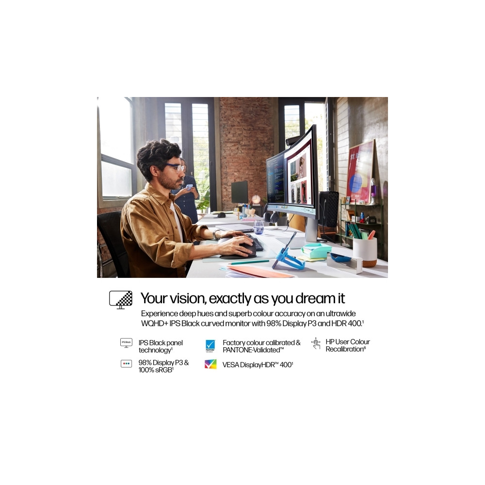 Produktbild för HP 738pu - Series 7 Pro - LED-skärm - böjd - 38" - HDR