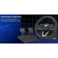 Produktbild för HORI APEX - ratt- och pedaluppsättning - kabelansluten