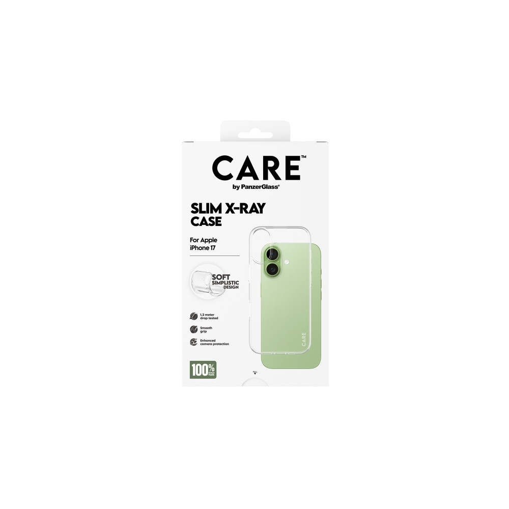 Produktbild för CARE by PanzerGlass X-Ray - baksidesskydd för mobiltelefon