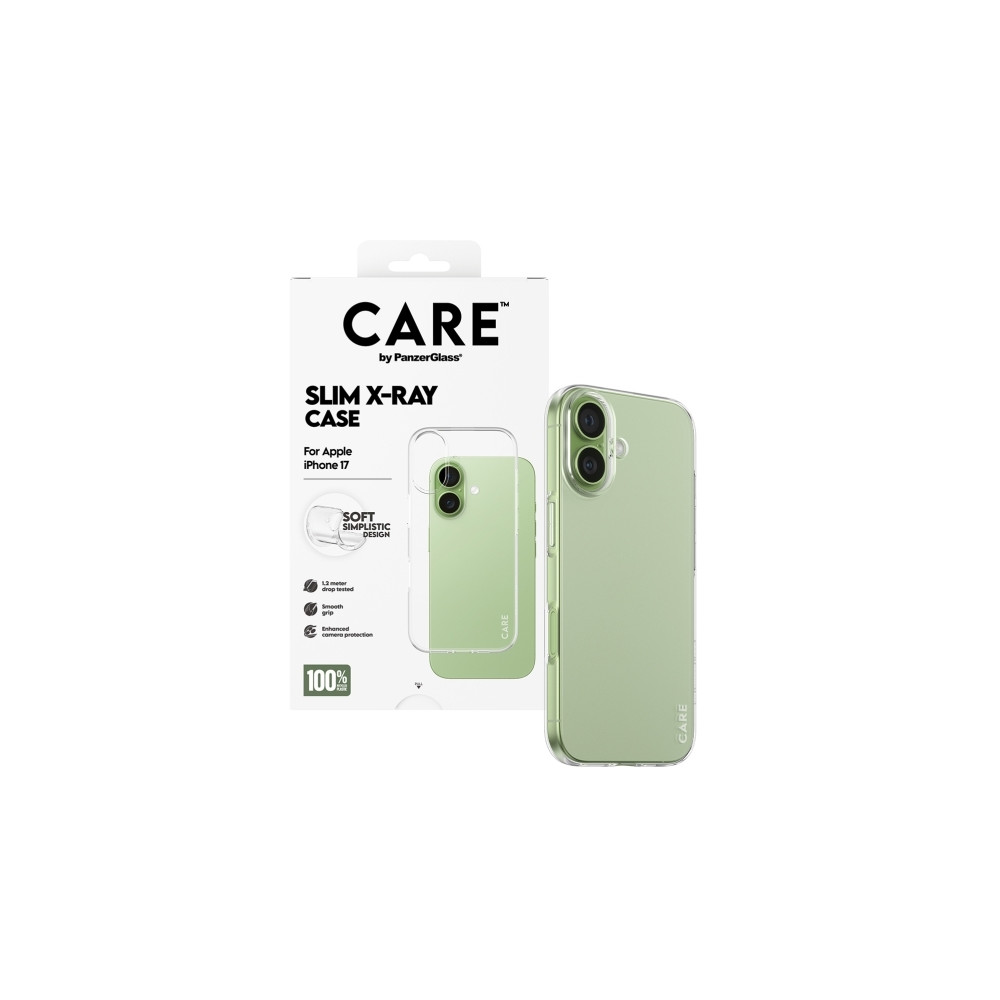 Produktbild för CARE by PanzerGlass X-Ray - baksidesskydd för mobiltelefon