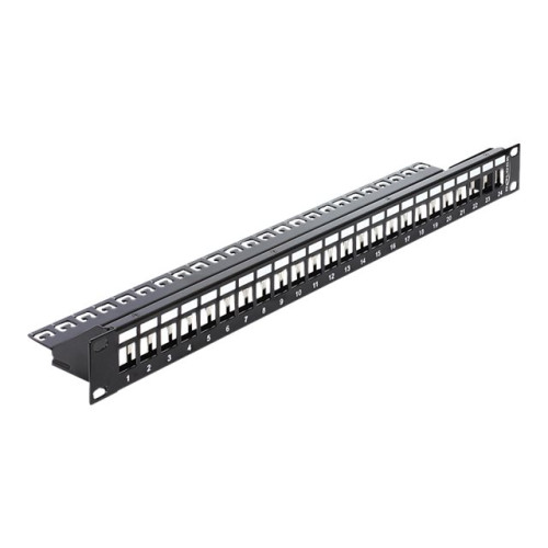 DeLOCK Delock Keystone Patch Panel - patch-panel - 1U - 19"