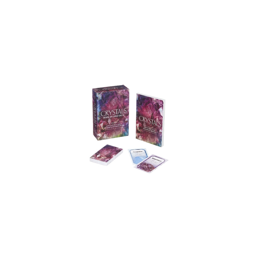 Produktbild för Crystals Book & Card Deck (häftad, eng)