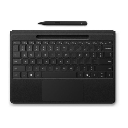 Microsoft Microsoft Surface Pro Flex Keyboard - 13-inch - tangentbord - med pekplatta, accelerometer, Förvarings- och laddningsfack för Surface Slim Pen 2 - QWERTZ - tysk - svart - med Slim Pen Inmatningsenhet