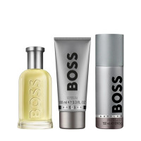 Produktbild för Giftset Hugo Boss Bottled Edt 100ml + Shower Gel 100ml + Deospray 150ml