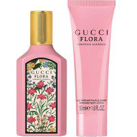 Produktbild för Giftset Gucci Flora Gorgeous Gardenia Edp 50ml + Body Lotion 50ml