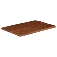 Produktbild för Bordsskiva 90x80x2,5 cm rektangulär massivt återvunnet trä