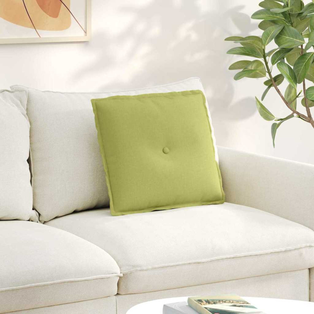 Produktbild för Ryggkudde Ljusgrön 50 x 19 x 45 cm tyg