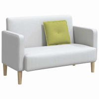 Produktbild för Ryggkudde Ljusgrön 50 x 19 x 45 cm tyg