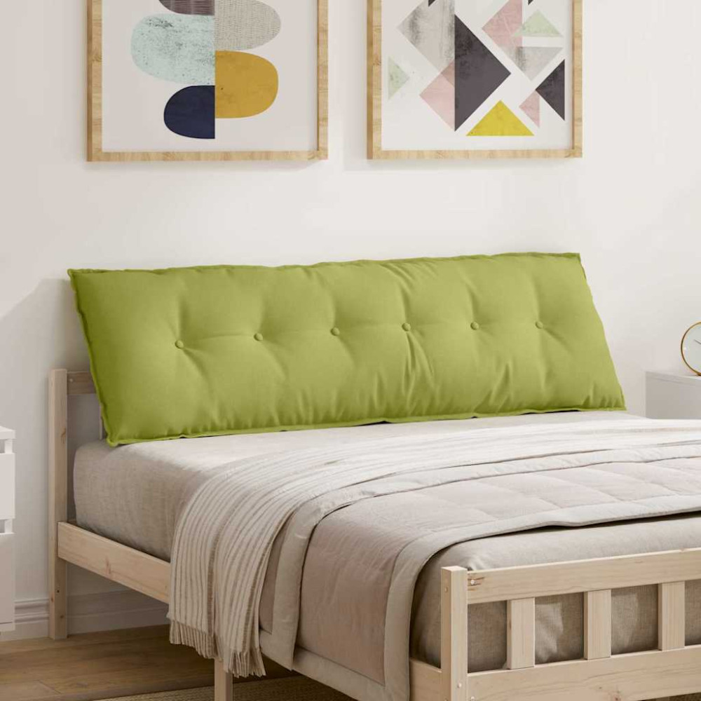 Produktbild för Ryggkudde Ljusgrön 160 x 19 x 50 cm tyg