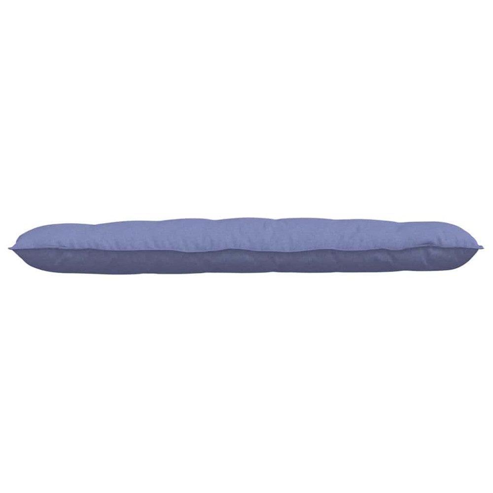 Produktbild för Ryggkudde Jeansblå 160 x 19 x 50 cm tyg