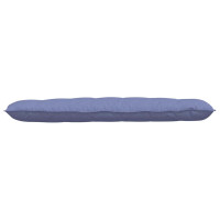 Produktbild för Ryggkudde Jeansblå 160 x 19 x 50 cm tyg