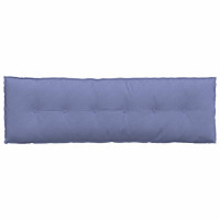 Produktbild för Ryggkudde Jeansblå 160 x 19 x 50 cm tyg