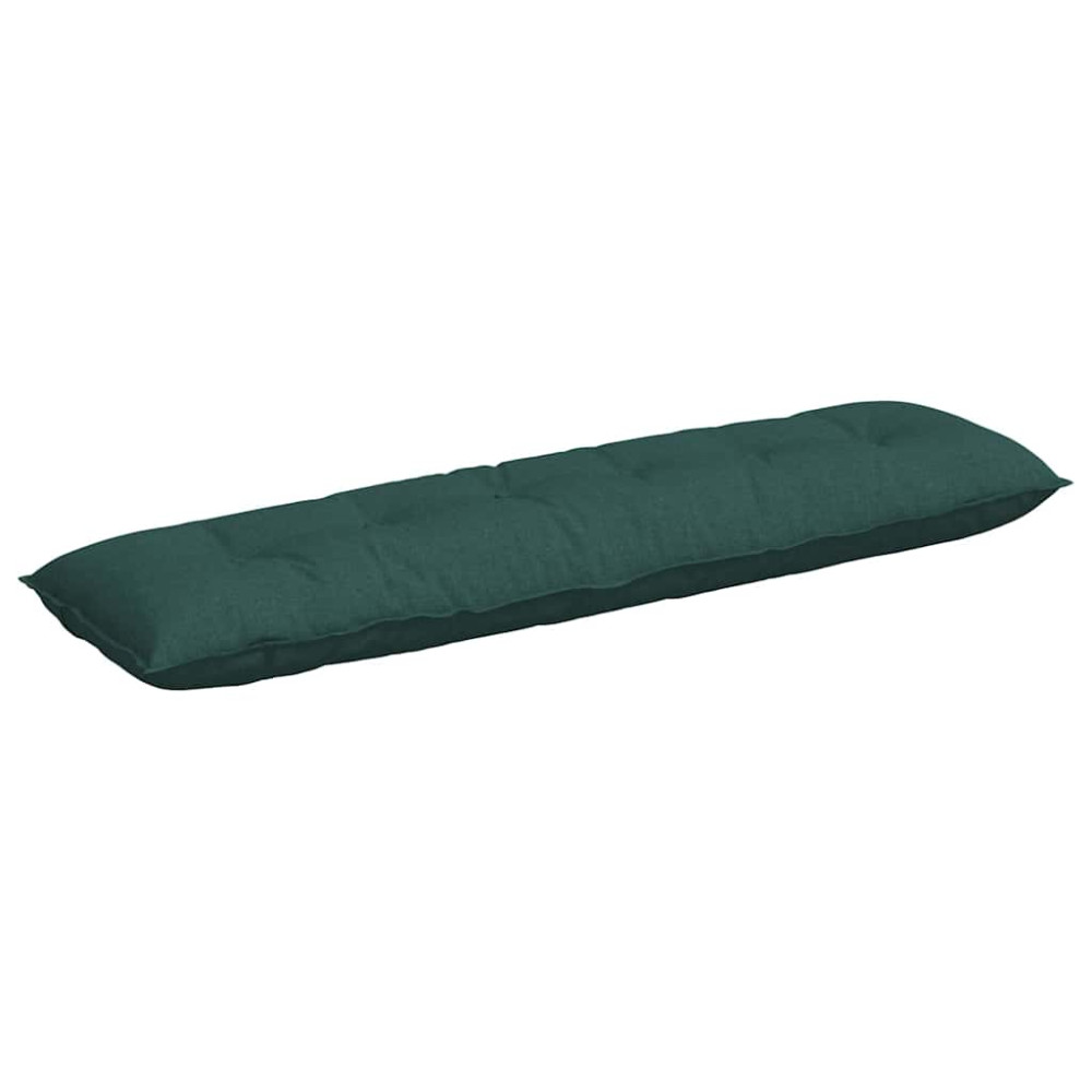 Produktbild för Ryggkudde Mörkgrön 180 x 19 x 50 cm tyg