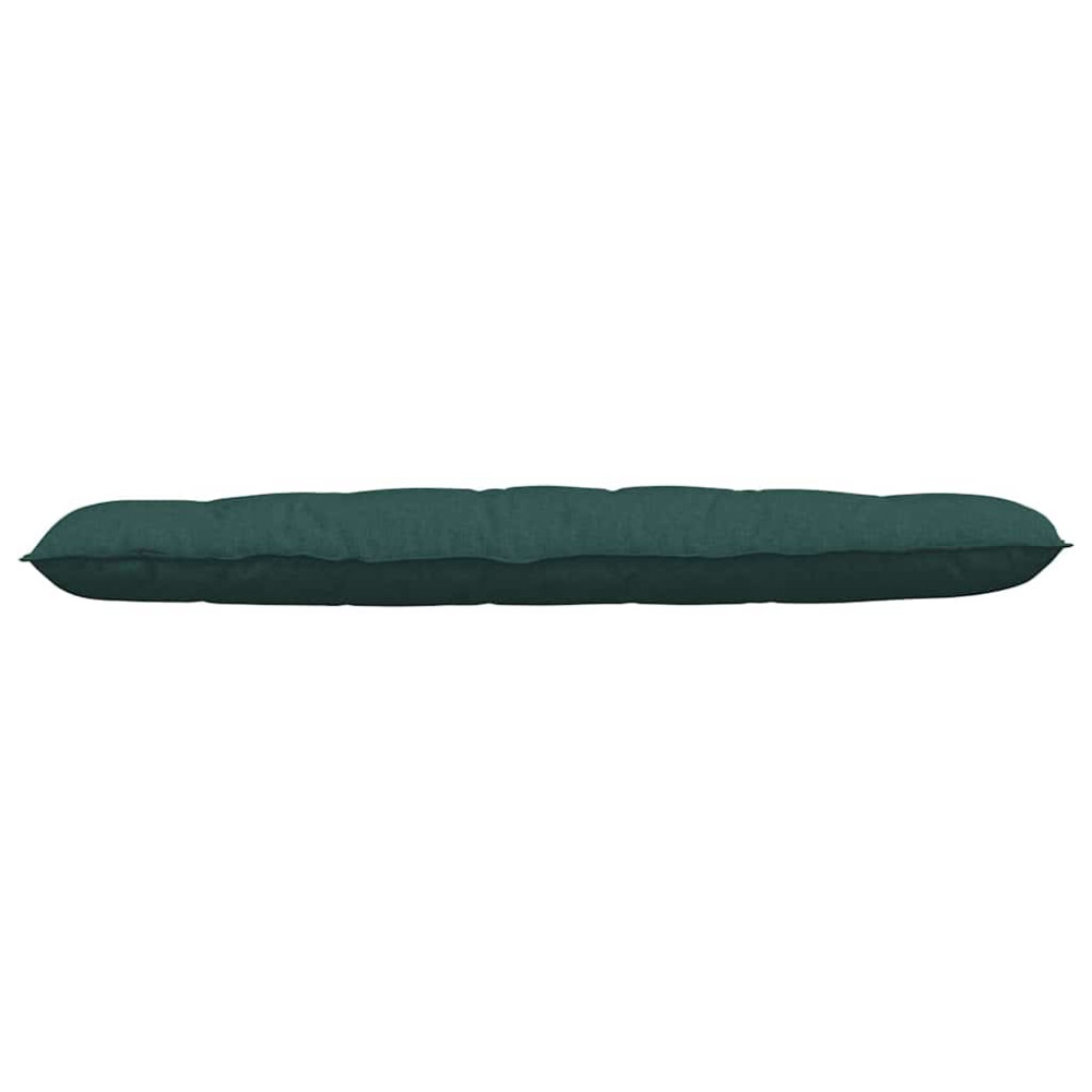 Produktbild för Ryggkudde Mörkgrön 180 x 19 x 50 cm tyg
