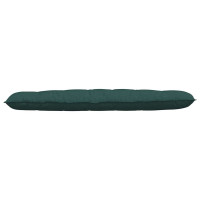 Produktbild för Ryggkudde Mörkgrön 180 x 19 x 50 cm tyg