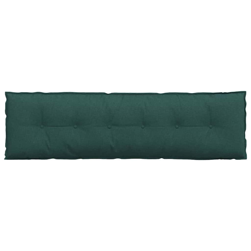 Produktbild för Ryggkudde Mörkgrön 180 x 19 x 50 cm tyg