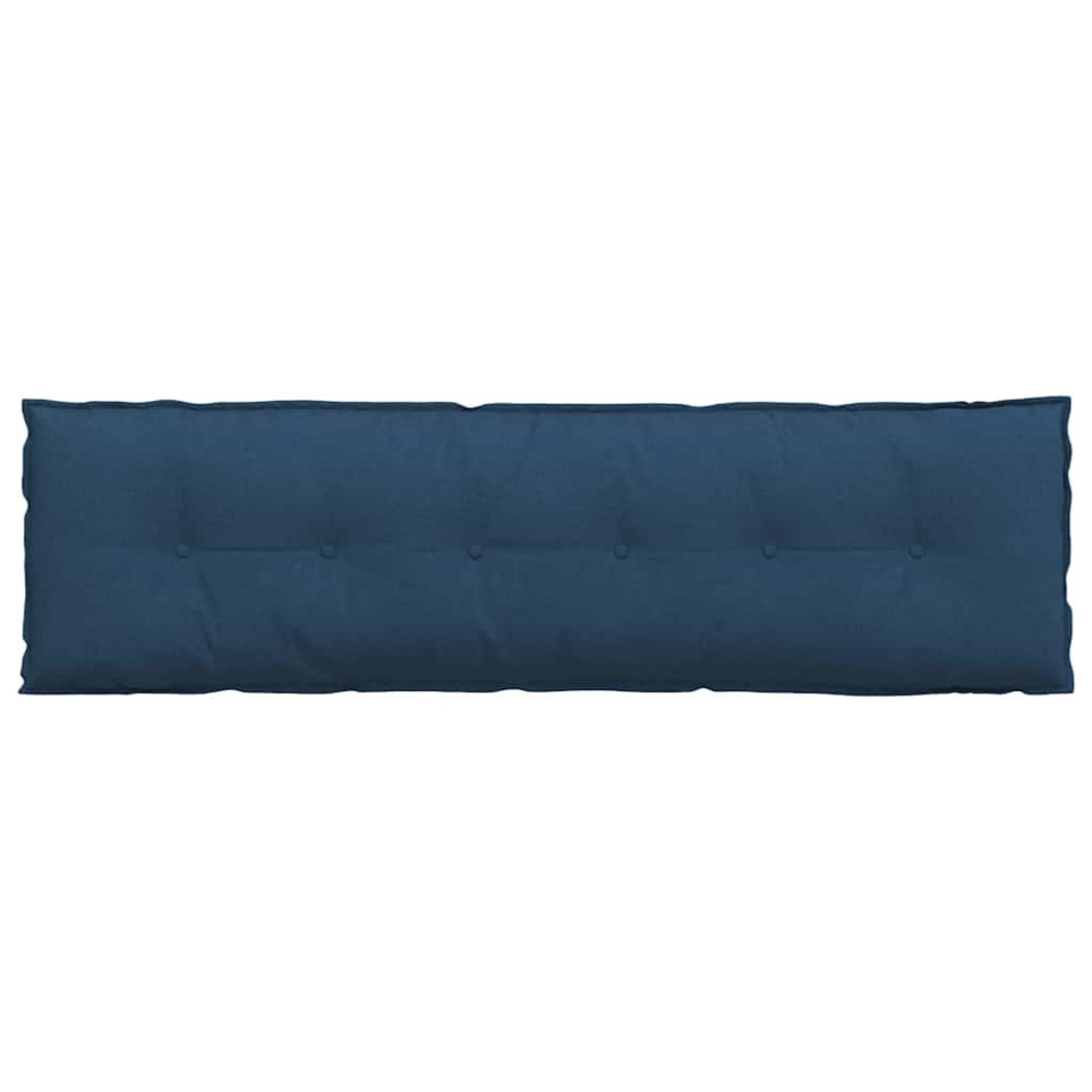 Produktbild för Ryggkudde Blå 180 x 19 x 50 cm tyg