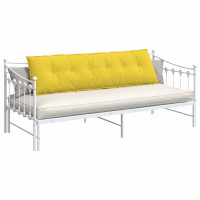 Produktbild för Ryggkudde Ljusgul 180 x 19 x 50 cm tyg