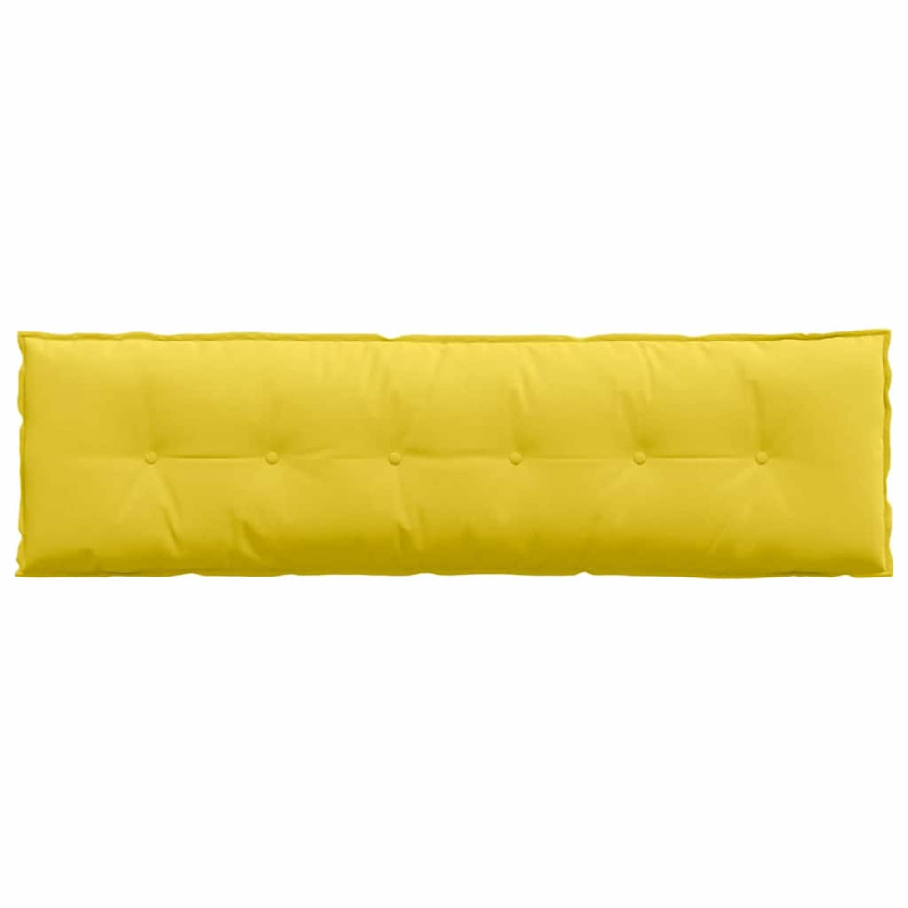 Produktbild för Ryggkudde Ljusgul 180 x 19 x 50 cm tyg