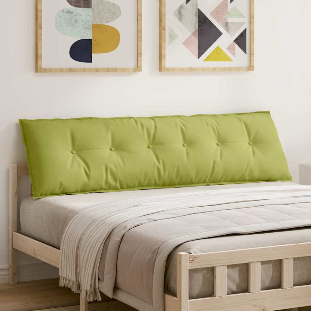 Produktbild för Ryggkudde Ljusgrön 180 x 19 x 50 cm tyg