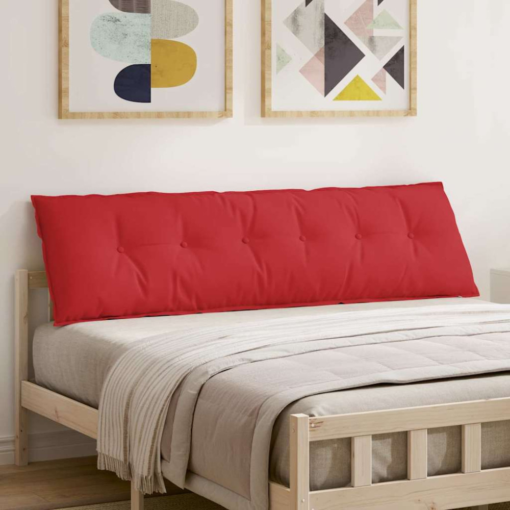 Produktbild för Ryggkudde Röd 180 x 19 x 50 cm tyg