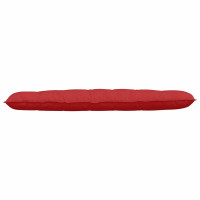 Produktbild för Ryggkudde Röd 180 x 19 x 50 cm tyg