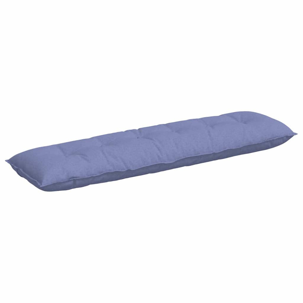 Produktbild för Ryggkudde Jeansblå 180 x 19 x 50 cm tyg