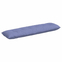 Produktbild för Ryggkudde Jeansblå 180 x 19 x 50 cm tyg