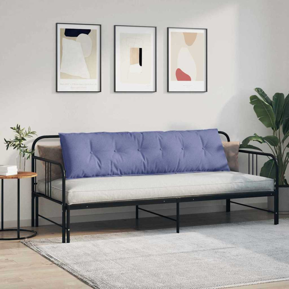 Produktbild för Ryggkudde Jeansblå 180 x 19 x 50 cm tyg
